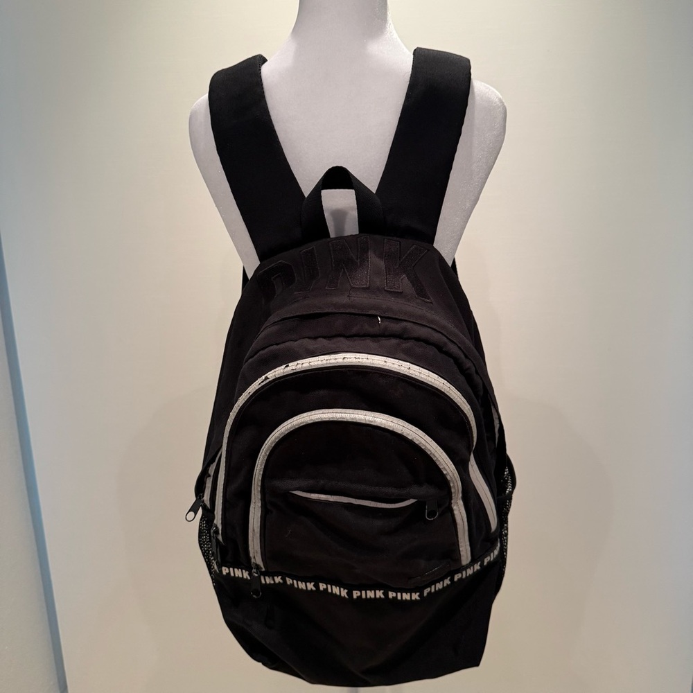 Black PINK Victoria's Secret Backpack